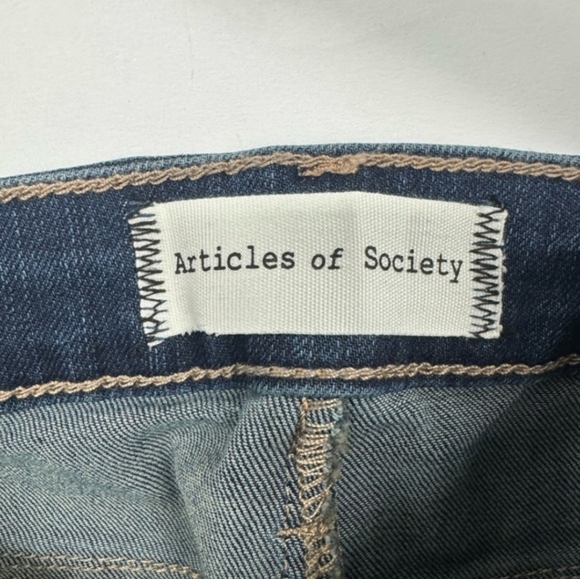 NWT Articles Of Society High Rise Blue Jeans Size 24 - Picture 5 of 5